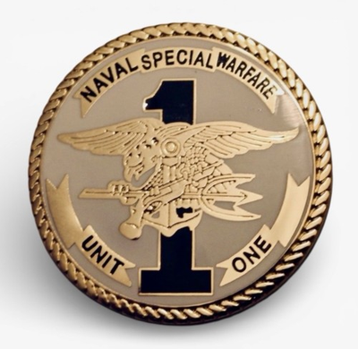 #ad Navy Seals Naval Special Warfare Unit 1 Guam Task Force 71 Challenge Coin CPO 🔱 $275.00