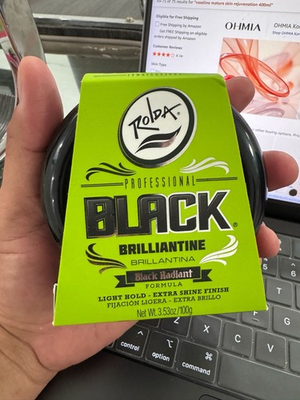 #ad #ad ROLDA Professional Black Brilliantine Wax Black Radiant Formula 3.53 oz $14.50