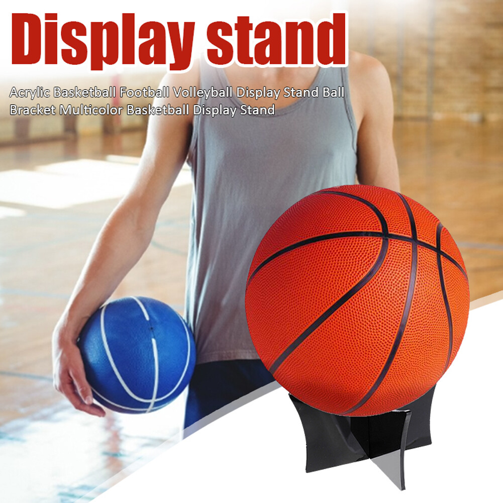 Soccer Ball Holder Acrylic Ball Holder Rack – Displays Basketballs ...