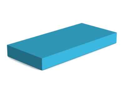 Extra feste orthopädische blaue Schaumstoff-Topper alle Größen verfügbar