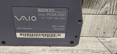Sony Vaio Floppy Disc Drive PCGA-FDX1 3.5 And Connecting Cable | eBay
