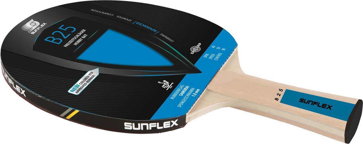 Sunflex Tischtennis Schläger Color Comp B 25 | Tischtennisschläger Racket TT