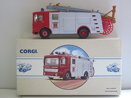 Corgi 1/50 Scale Model Fire Engine 97357 - AEC Pumper - Hertfordshire - Picture 4 of 4