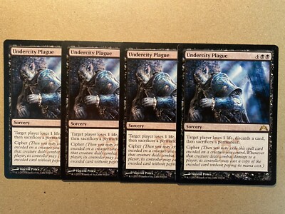 MTG 4x Undercity Plague Gatecrash Modern Magic the Gathering Card x4 NM |  eBay