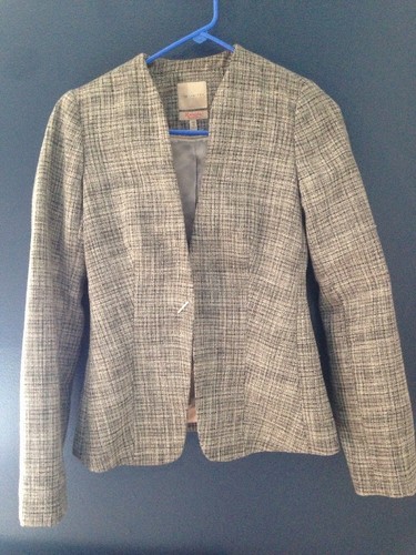 Blazer Giacca Bar Grigio Grigio Collezione Limitata SCANDALO XS Alto Piccolo Olivia Pope - Foto 3 di 8