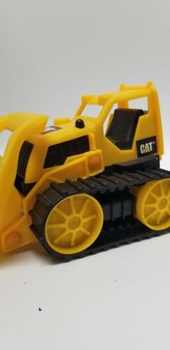 Caterpillar 6 Inch Construction Yellow Truck Backhoe CAT plastic toy - Picture 10 of 12