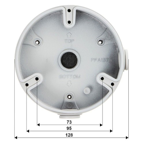 Caja de conexiones impermeable de aluminio Dahua PFA137 para cámara domo/torreta/mini PTZ - Imagen 1 de 7