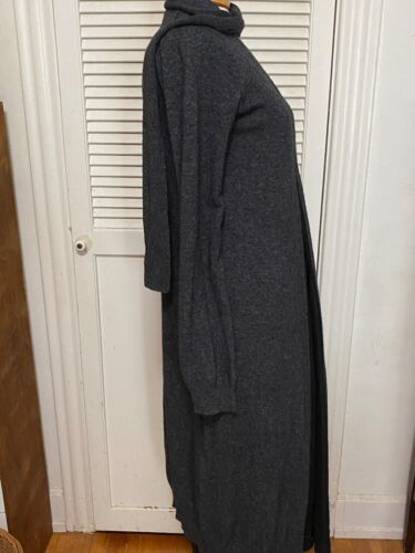 Strickjacke Pullover Wollmischung lang Größe 1 anthrazit - Bild 4 von 5