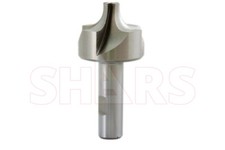 Shars 3/32" x 3/8" RH HSS Corner-Rounding Single End Mill 4 Flutes