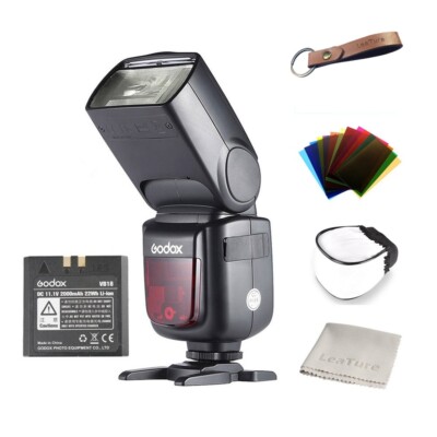 US Stock Godox V860II-C 2.4G Wireless TTL HSS Camrea Flash Speedlite for Canon