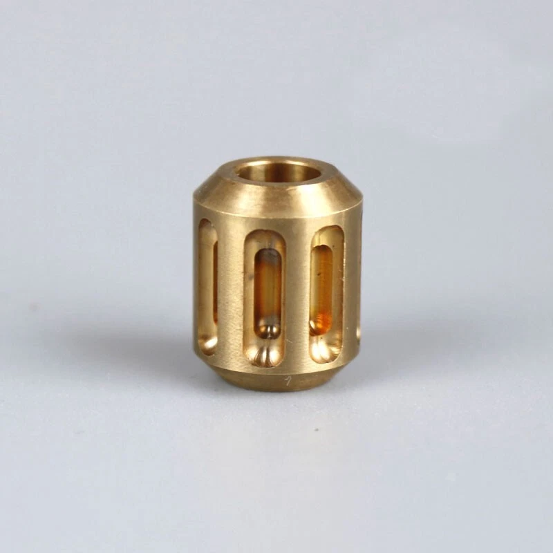 Solid Brass Lanyard Knife Bead Necklace Parachute Pendant EDC DIY Accessories - Image 4 of 4