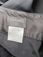 Chanel Silk Vintage Skirt 2001 Cruise Collection Karl Lagerfeld Sz US 12 EU 44