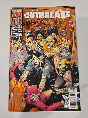 Outbreaks #1 3D Foil Whatnot Exclusive Speech Comics Signed Will Roberson 