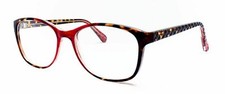 Sierra S351 Glasses Single-vision Lenses For Distance -0.50 to -4.00 Burgundy