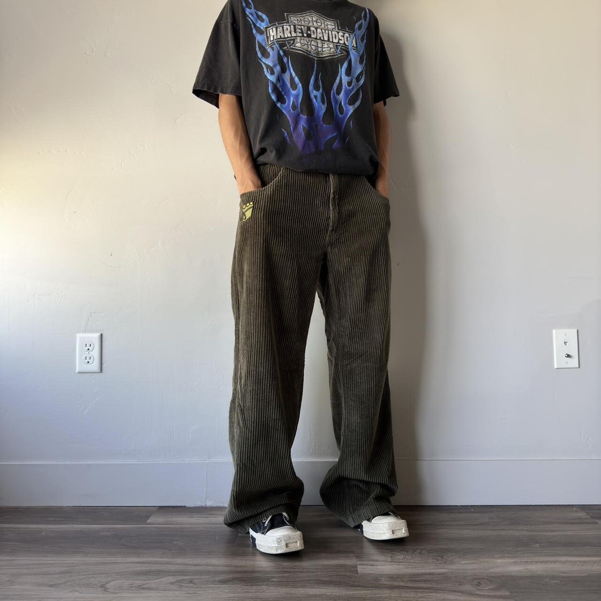 Vintage Y2K Green Corduroy JNCO Skater Pants | eBay Vintage Y2K Green Corduroy JNCO Skater Pants | eBay