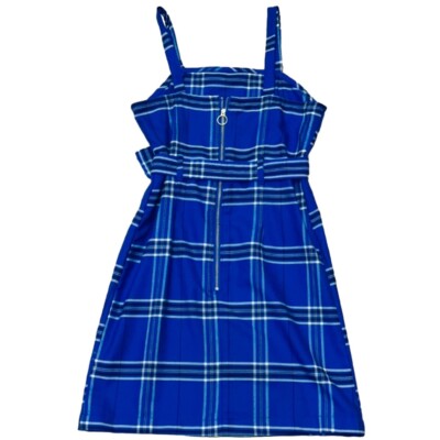 blue gingham athletic dress Gingham Athletic Dress main image 1