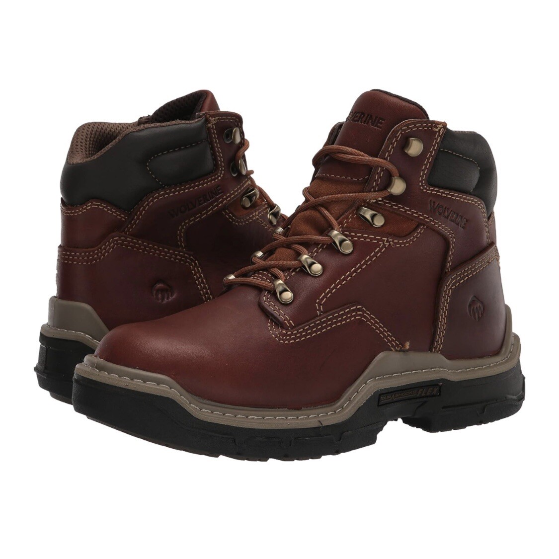 Wolverine Raider DuraShock 6 Inch Soft Toe Construction Boot Men's