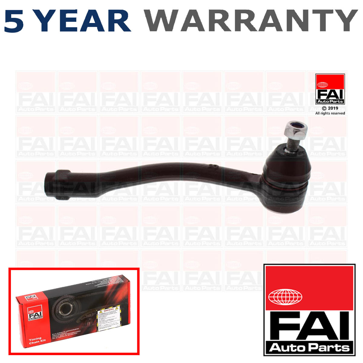 Kia Rio Tire Rods FAI Front Right Tie Rod End Fits Kia Rio 2011- 1.1 CRDi 1.2 1.4 1.6 ...