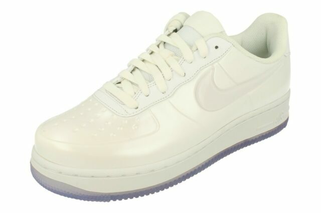 white foamposites size 7