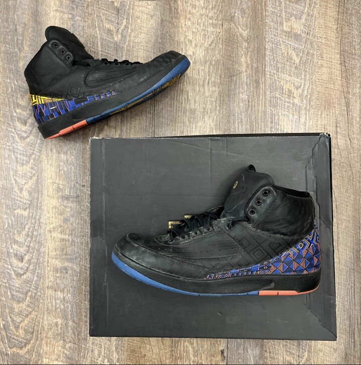 Air Jordan II Retro Black History Month BHM Size 11 Sneakers w/ Box  BQ7618-007