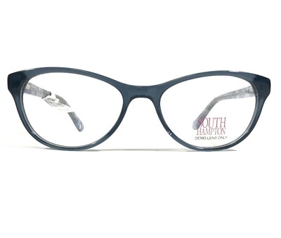 South Hampton SH 7003 BL Brillenfassung Blau Rund Cat Eye Vollrand 52-17-135