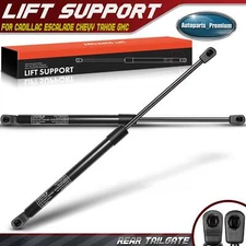 QTY(2) Rear Hatch Liftgate Lift Support Strut Shock for Chevy GMC Cadillac 07-14