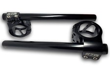 KIT coppia SEMIMANUBRI HANDLEBARS racing UNIVERSALI ergal CNC 41 MM NERI