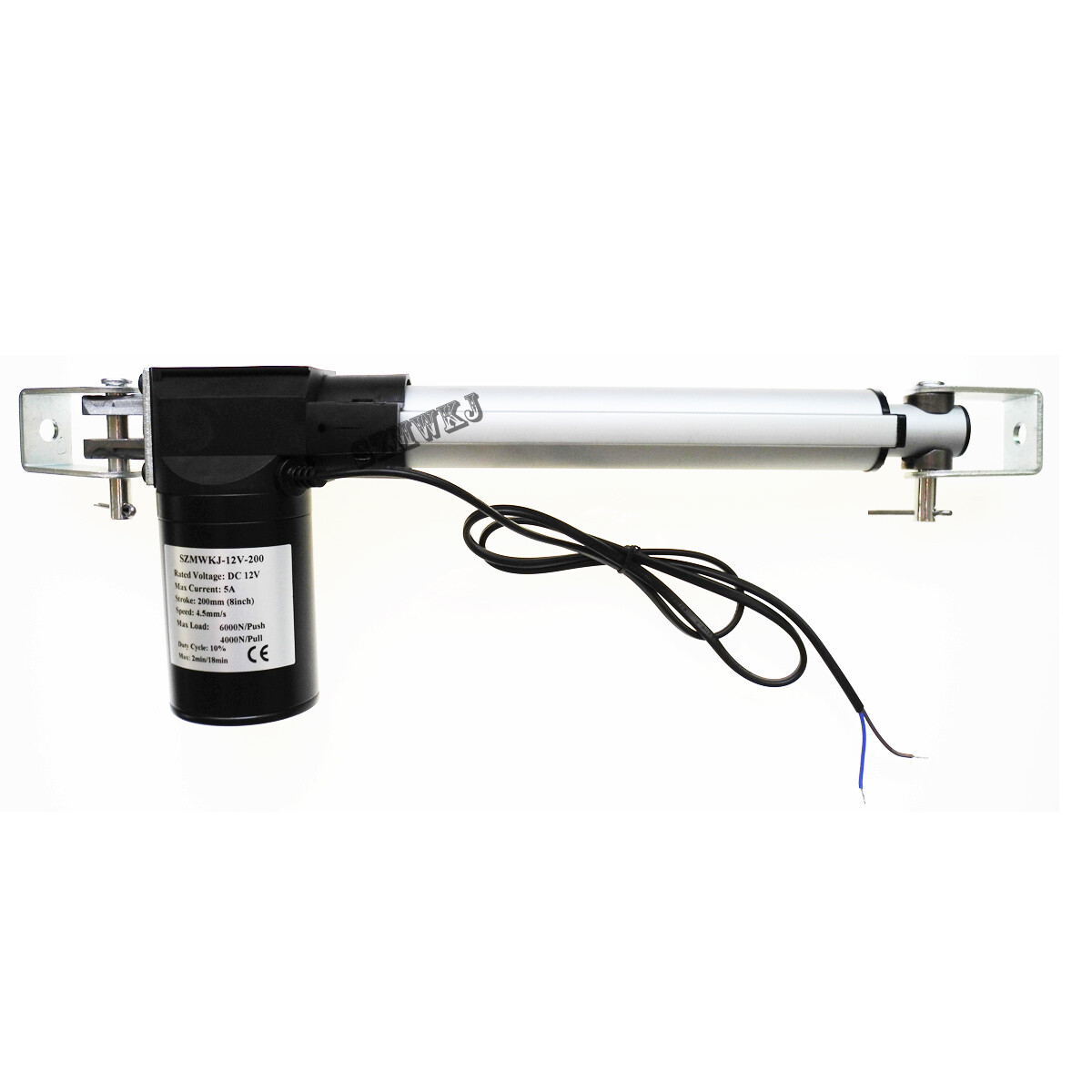 Heavy Duty 12V Electric Linear Actuator - 1320lb Load Capacity, 4"-18" Stroke Options For Auto Lifting & Industrial Use