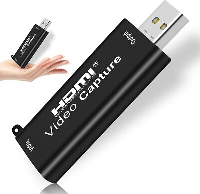 USBNOVEL Audio Video Capture Cards,HDMI to USB Video Capture