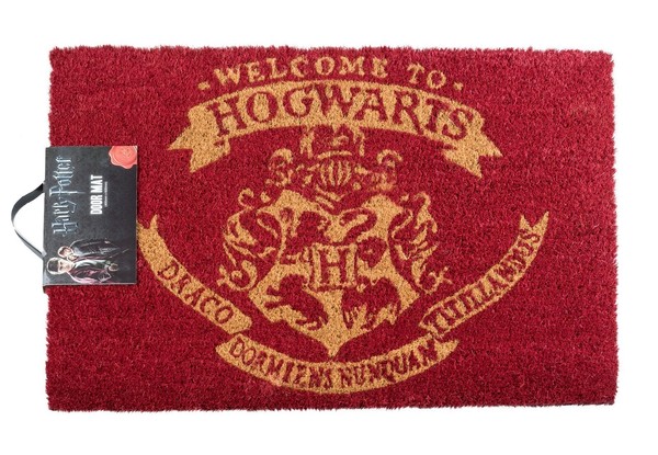 Harry Potter Welcome To Hogwarts TüRmatte MarkenfußMatte Kokosfasern 60X40 Cm-image