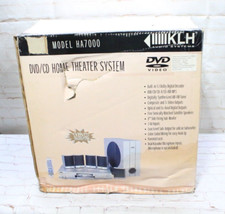 Klh Ha7000 Home Theater System Dvd Video Player With Remote Speaker Sub Wires
