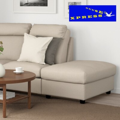 Funda Para Asiento Extremo IKEA Lidhult Gassebol - Color Beige Claro - Repuesto Original Lavable Y Ajustable
