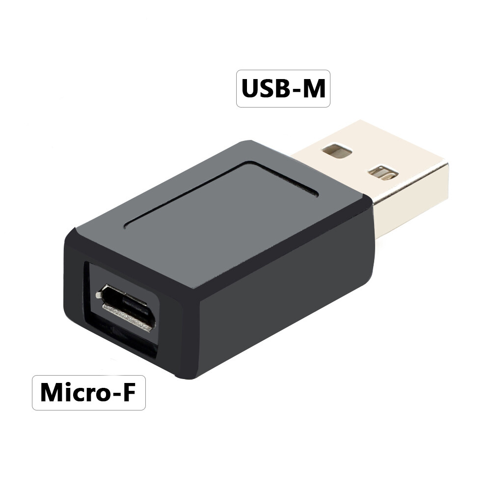 2 Pack Mini USB To Micro USB Adapter - Charge & Data Sync Connector