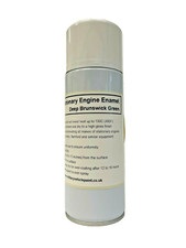 400ml Deep Brunswick Green. Stationary Engine Heat Resistant Gloss Enamel Paint