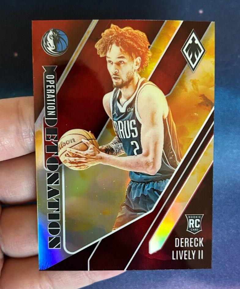 2023-24 Dereck Lively II Panini Phoenix Operation Detonation Red RC 11/125