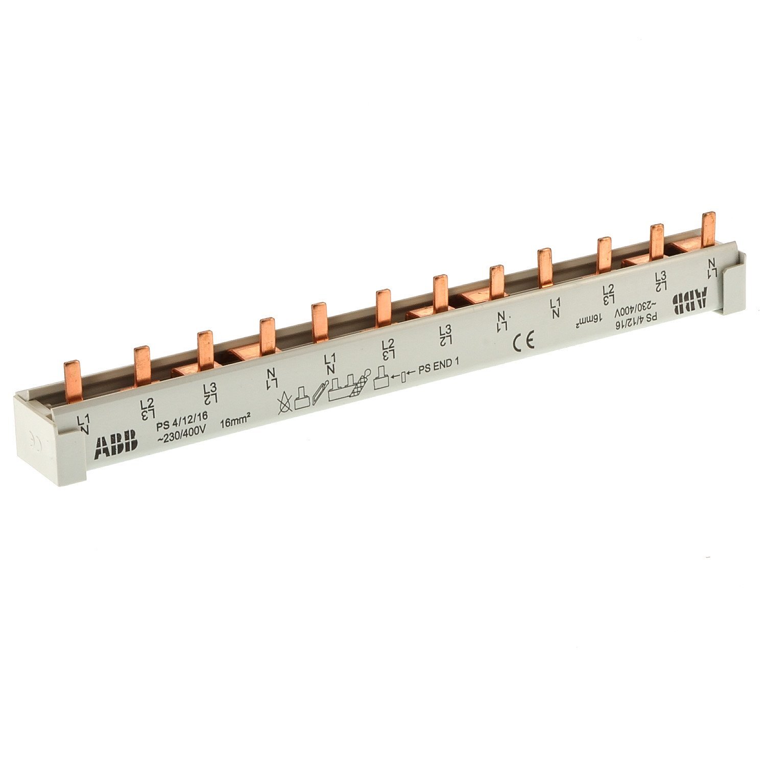 ABB PS4/12/16 Phasenschiene 16mm² 4 polig 2CDL240101R1612