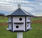Purple Martin - Bird House - 12 Nesting Compartments - Amish Handmade - Weather