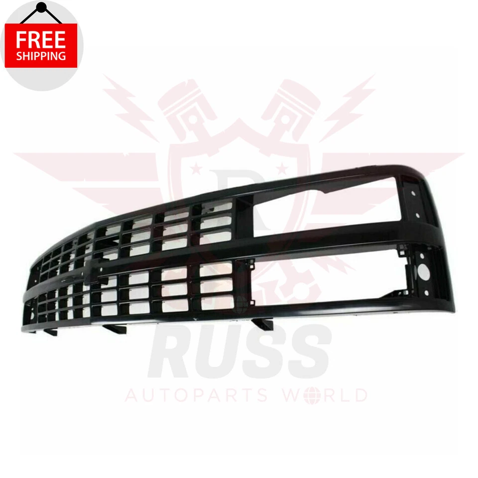 New Front Grille Assembly Black Fits 1988-1993 Chevrolet C1500 K1500 GM1200228 Foto 3 de 4