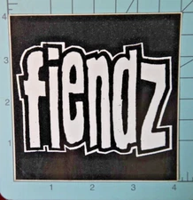 The Fiendz vintage 80's logo sticker, east coast punk rock band, punk, skate