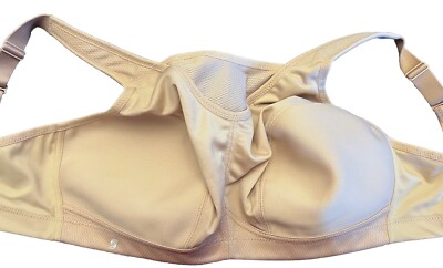 Glamorise Womens No-Bounce Camisole Sports Wirefree Bra 1066 Café 48J