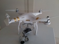 DJI N1336 Phantom 3 Professional 12 Mpx 4K Drone Videoripresa - Bianco/Oro