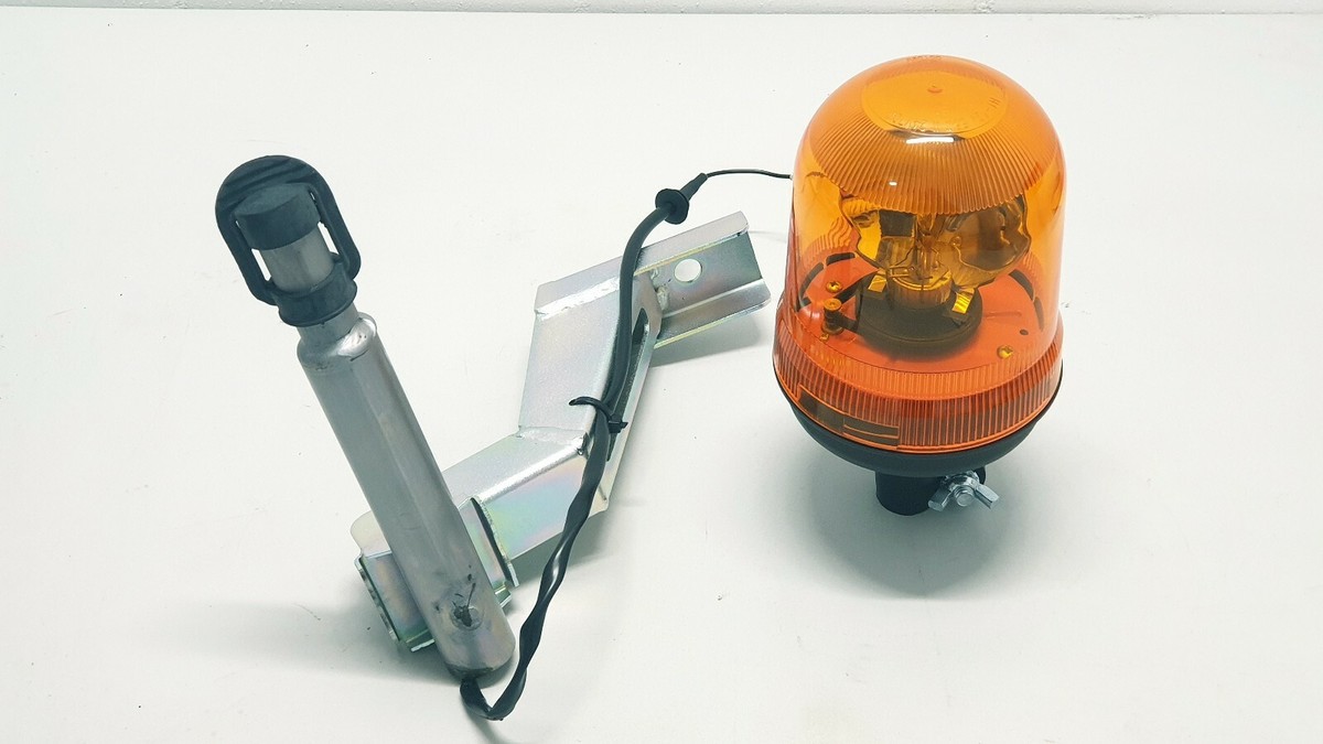 LED-MARTIN Halter Für Rundumleuchte – Gerade Ausführung, Verdeckte Elektrik-Verbindung