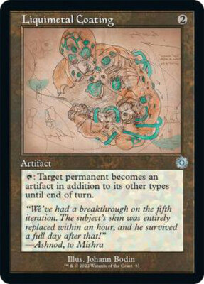 Liquimetal Coating - Retro Schematic x1 - The Brothers' War - NM-Mint, English -
