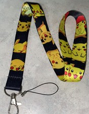 Pokemon Pikachu  Friends Neck Lanyard Key Hook ID Badge Card Holder