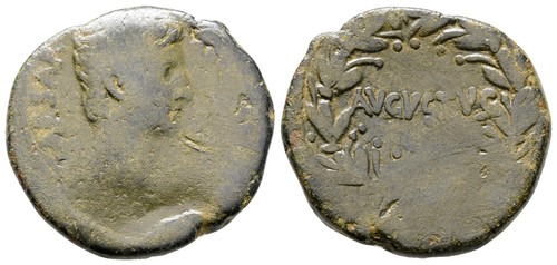 Moneta Bronzo Provinciale Romana - Zecca Incerta Asia Minore 27 a.C.-14 d.C. - Augusto - Foto 1 di 4