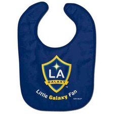 Los Angeles Galaxy Baby Feeding Bib MLS Little Fan Infant Toddler Newborn