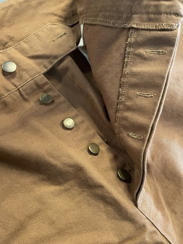Vintage Scully size 42 Men’s Brown Canvas Button Fly Rangewear Outdoor Pants NWT - Picture 9 of 12