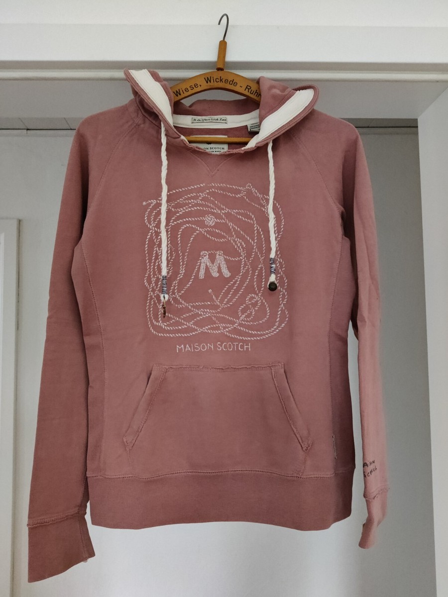 Kapuze Hoodie DunkelgrÃ¼n Damen Maison Scotch Hoodie Damen Maison