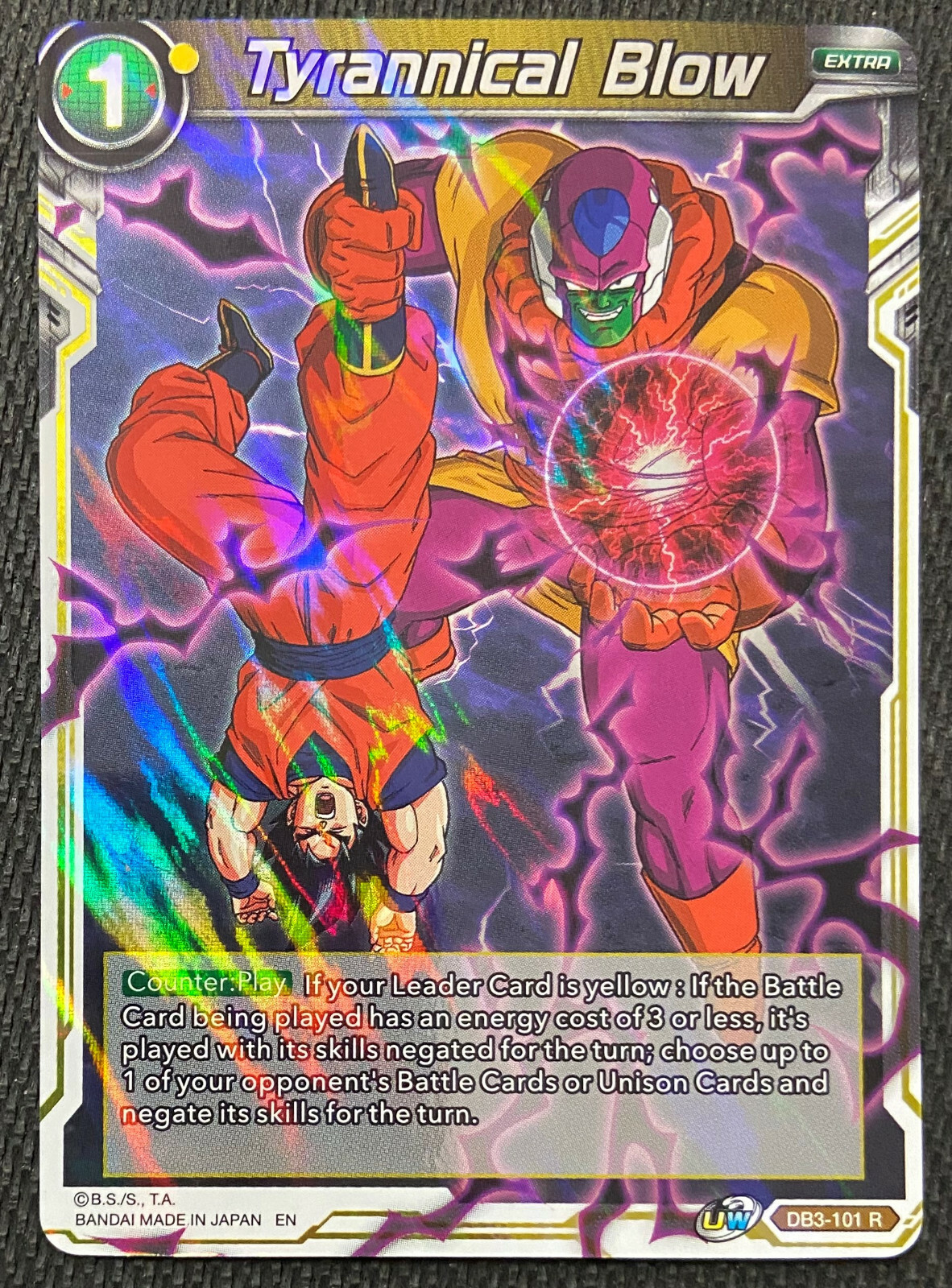 Tyrannical Blow DB3-101 R Dragon Ball Super TCG NM | eBay