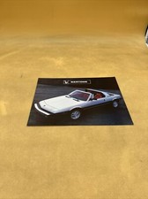 Bertone Sports Car Doublesided Dealer Showroom Sales Brochure Sheet Poster